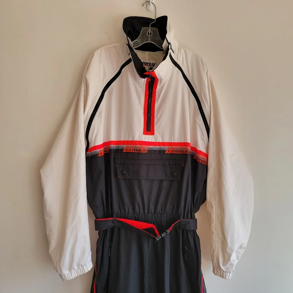 Vintage Tyrolia By Head Ski Jumpsuit Ski Mobile Suit 80s 90s XL Mens Unisex